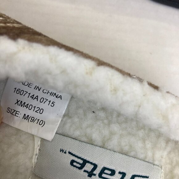 Michigan State University Camo Sherpa Slippers Womens Medium 9/10 Camouflage MSU - Picture 4 of 10